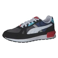 Trampki męskie - PUMA Męskie trampki GRAVITON PRO, Cool Dark Gray White Black-Clyde Royal, 44 - miniaturka - grafika 1