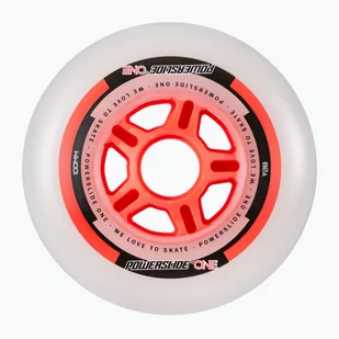 Kółka do rolek Powerslide One 100/82A 4 szt. red - Akcesoria do skatingu - miniaturka - grafika 1