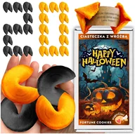Pieczywo chrupkie - Ciasteczka z Wróżbą Kolorowe Halloween Magia Przeznaczenia dla Gości 20 szt - miniaturka - grafika 1