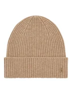 Czapki damskie - Tommy Hilfiger Czapka AW0AW16623 Beżowy - miniaturka - grafika 1