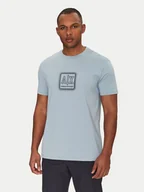 Koszulki męskie - Armani Exchange T-Shirt XM000545 AF10361 U9287 Niebieski Regular Fit - miniaturka - grafika 1