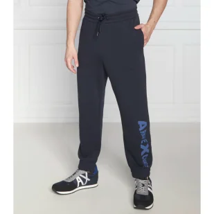 Armani Exchange Spodnie dresowe | Regular Fit - Dresy męskie - miniaturka - grafika 1