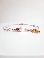 Bransoletki - Bransoletka Zodiakalna Wodnik Big Pearl z Zawieszką - miniaturka - grafika 1