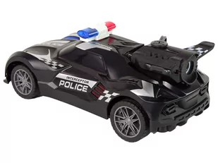 Auto Sportowe R/C Policja Czarne Zdalnie Sterowane - Zabawki zdalnie sterowane - miniaturka - grafika 3