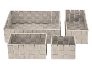 LIVARNO home Regał wiszący do przechowywania, 4 sztuki (Organizer, Beżowy) - Pudła i pojemniki do przechowywania LIVARNO home Regał wiszący do przechowywania, 4 sztuki (Organizer, Beżowy) - Pudła i pojemniki do przechowywania - miniaturka - grafika 1