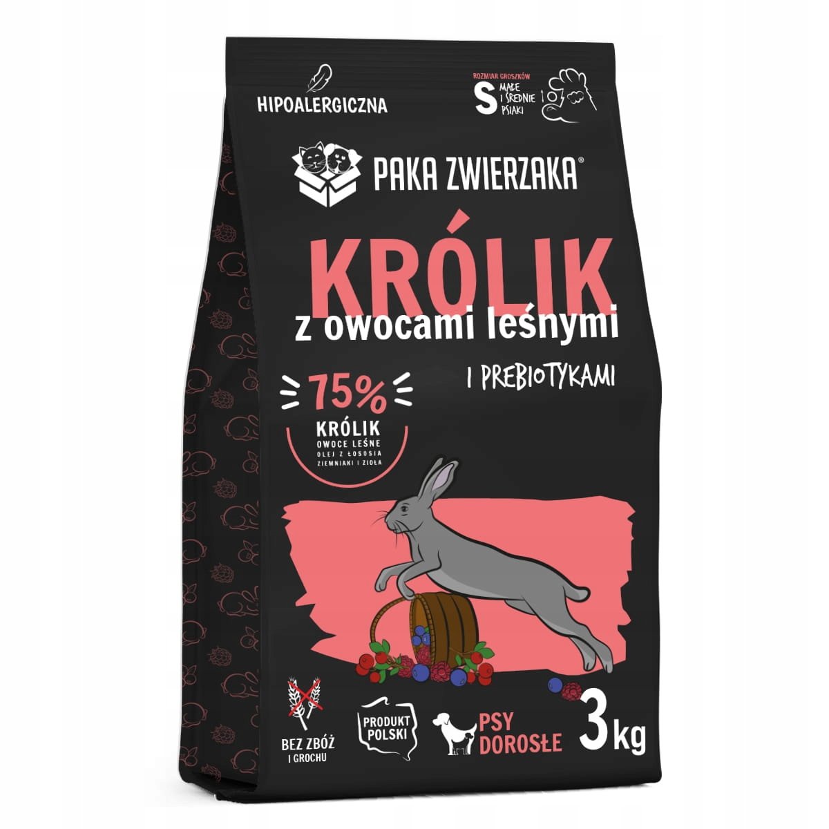 Paka Zwierzaka Seventh Heaven Królik z owocami leśnymi S 3 kg