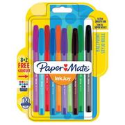 Długopisy - Paper Mate Długopis zamykany InkJoy Mix Kol B/c Op10szt - miniaturka - grafika 1