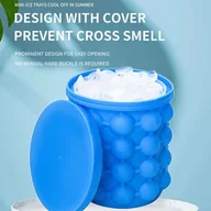 Pozostałe akcesoria kuchenne - Kostkarka do lodu i chłodziarka do napojów Iceish 2 w 1 - miniaturka - grafika 1