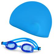 Pływanie - Spokey, Swimm Set, Zestaw czepek + okular na basen - miniaturka - grafika 1
