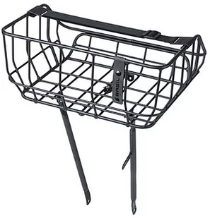 Basil Portland Front Basket 25l, czarny 2022 Kosze na kierownicę - Koszyki rowerowe - miniaturka - grafika 1