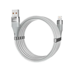 Dudao Dudao samoorganizujący magnetyczny kabel przewód USB - Lightning 5 A 1 m szary (L1xsL light gray) - USB Typ A (męski) Lightning (męski) L1xsL - Kable USB - miniaturka - grafika 2