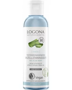 Logona Classic Głęboko oczyszczająca woda micelarna z organicznym aloesem 125.0 ml - Płyny micelarne - miniaturka - grafika 1