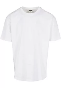 Urban Classics Męski T-shirt, biały + czarny, M - Koszulki męskie - miniaturka - grafika 1