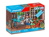 Klocki - Playmobil City Life 70674 Zestaw upominkowy "Serwis rowerów elektrycznych", od 4 lat 70674 - miniaturka - grafika 1
