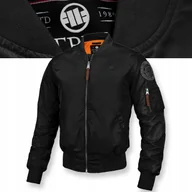 Kurtki męskie - Męska Kurtka Przejściowa Bomber Pitbull MA-1 Logo Bomberka - miniaturka - grafika 1