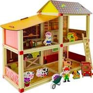 Domki dla lalek - EURObaby Farma - domek dla lalek EBZ18H1272 - miniaturka - grafika 1