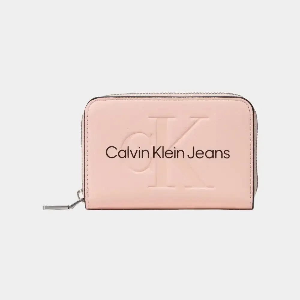 Portfel damski mały różowy Calvin Klein