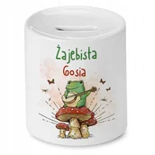 Skarbonki - Skarbonka Dla Gosi na Urodziny na Prezent z Nadrukiem ze Zdjęciem + Opakowanie na prezent (wzór 03) - miniaturka - grafika 1