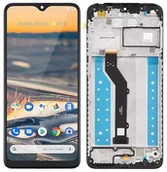 Części serwisowe do telefonów - WYŚWIETLACZ LCD DOTYK EKRAN DO NOKIA 5.3 RAMKA CZARNA - miniaturka - grafika 1