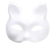 Dodatki do strojów karnawałowych - Maska kota do malowania - miniaturka - grafika 1