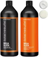 Odżywki do włosów - Matrix Total Results Mega Sleek - zestaw do wygładzenia włosów, szampon 1000ml + odżywka 1000ml 15/zestaw - miniaturka - grafika 1