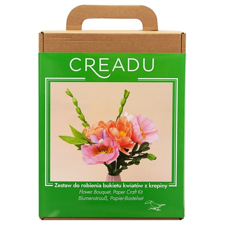 CREADU, Zestaw Do Robienia Bukietów Kwiatów Z Krepiny