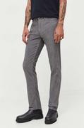 Spodnie męskie - Levi's spodnie sztruksowe 511 SLIM kolor szary dopasowane - miniaturka - grafika 1