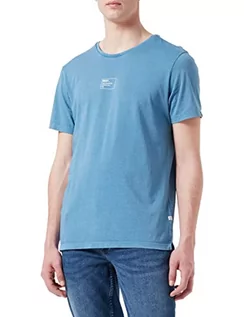 Koszulki męskie - Blend Męski T-shirt, 183928 / Dutch Blau, S - grafika 1