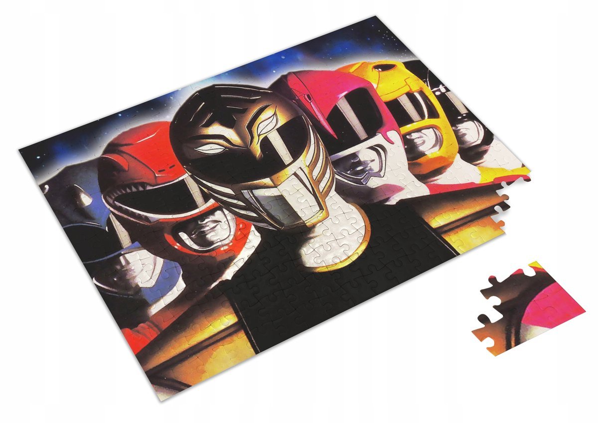 Puzzle + IMIĘ Power Rangers Prezent 96 el.