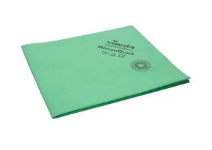 Vileda FHP PROFESJONALNA ścierka micron quick zielona 152108 10608 - Ściereczki, gąbki, czyściki - miniaturka - grafika 1
