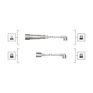 Zestaw przewodów zapłonowych Magneti Marelli 941319170023 - Kable wysokiego napięcia - miniaturka - grafika 1