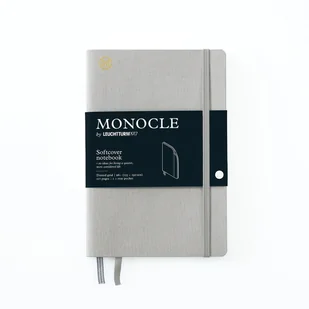 Notatnik Monocle by Leuchtturm1917 Paperback B6+, Miękka Oprawa, Kropki, Szary - Notesy i bloczki - miniaturka - grafika 1