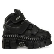 Glany damskie - Glany NEW ROCK M-WALL285-S3 Czarny - miniaturka - grafika 1