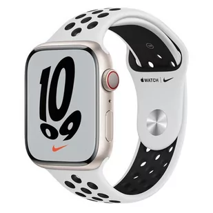 Apple Watch Series 7 Nike LTE 45mm Starlight Aluminum/Black Sport - Smartwatch - miniaturka - grafika 1