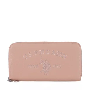 Duży Portfel Damski U.S. Polo Assn. WIUXT8413WVP Beżowy - Portfele - miniaturka - grafika 1