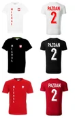 Koszulki sportowe męskie - Koszulka Polska Michał PAZDAN 2 jr - miniaturka - grafika 1