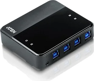 ATEN Urządzenie 4-portowe USB 3.2 Gen1 do współdzielenia urządzeń peryferyjnych NUATNTKUS434000 - Huby USB - miniaturka - grafika 1