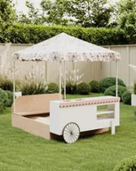 Place zabaw - Piaskownica retro z daszkiem Pink Garden - miniaturka - grafika 1