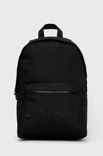 Calvin Klein Plecak męski kolor czarny duży gładki - Plecaki - miniaturka - grafika 1
