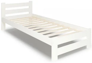 Białe Skandynawskie Łóżko Pojedyncze 90X200 F7-G38 - Łóżka Białe Skandynawskie Łóżko Pojedyncze 90X200 F7-G38 - Łóżka - miniaturka - grafika 1