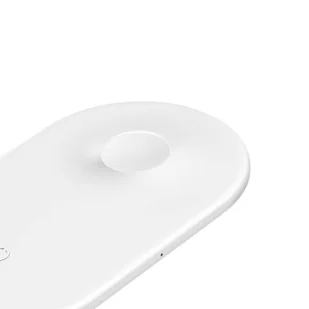 Baseus Smart 2in1 Wireless Charger podwójna ładowarka bezprzewodowa indukcyjna Qi smartfon + Apple Watch biały (WX2IN1-02) - Ładowarki do telefonów - miniaturka - grafika 7
