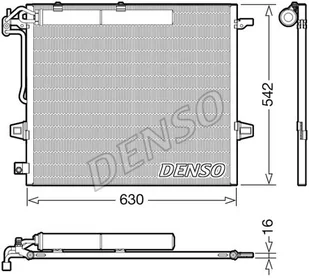 Skraplacz, klimatyzacja Denso DCN17057 - Akcesoria do klimatyzacji i ogrzewania - miniaturka - grafika 1