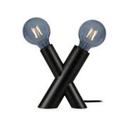 Lampy stojące - Markslojd lampa stołowa Simul E14 + E27 czarna 18cm 108052 - miniaturka - grafika 1
