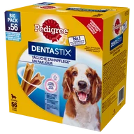 Suplementy i witaminy dla psów - Pedigree Dentastix, 112 Sztuk - Dla Średnich Psów, 2880 G - miniaturka - grafika 1