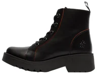 Botki damskie - Fly London Damskie botki METZ788FLY, czarne/czerwone, 39 EU, Czarny Czerwony, 36 EU - miniaturka - grafika 1