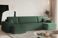 Narożniki - Sofa w kształcie U BEST narożnik tkanina Neve zielony - miniaturka - grafika 1