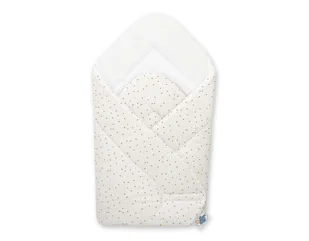 Rożek miękki - Miś z kokardką biały - Rożki i beciki Rożek miękki - Miś z kokardką biały - Rożki i beciki - miniaturka - grafika 1