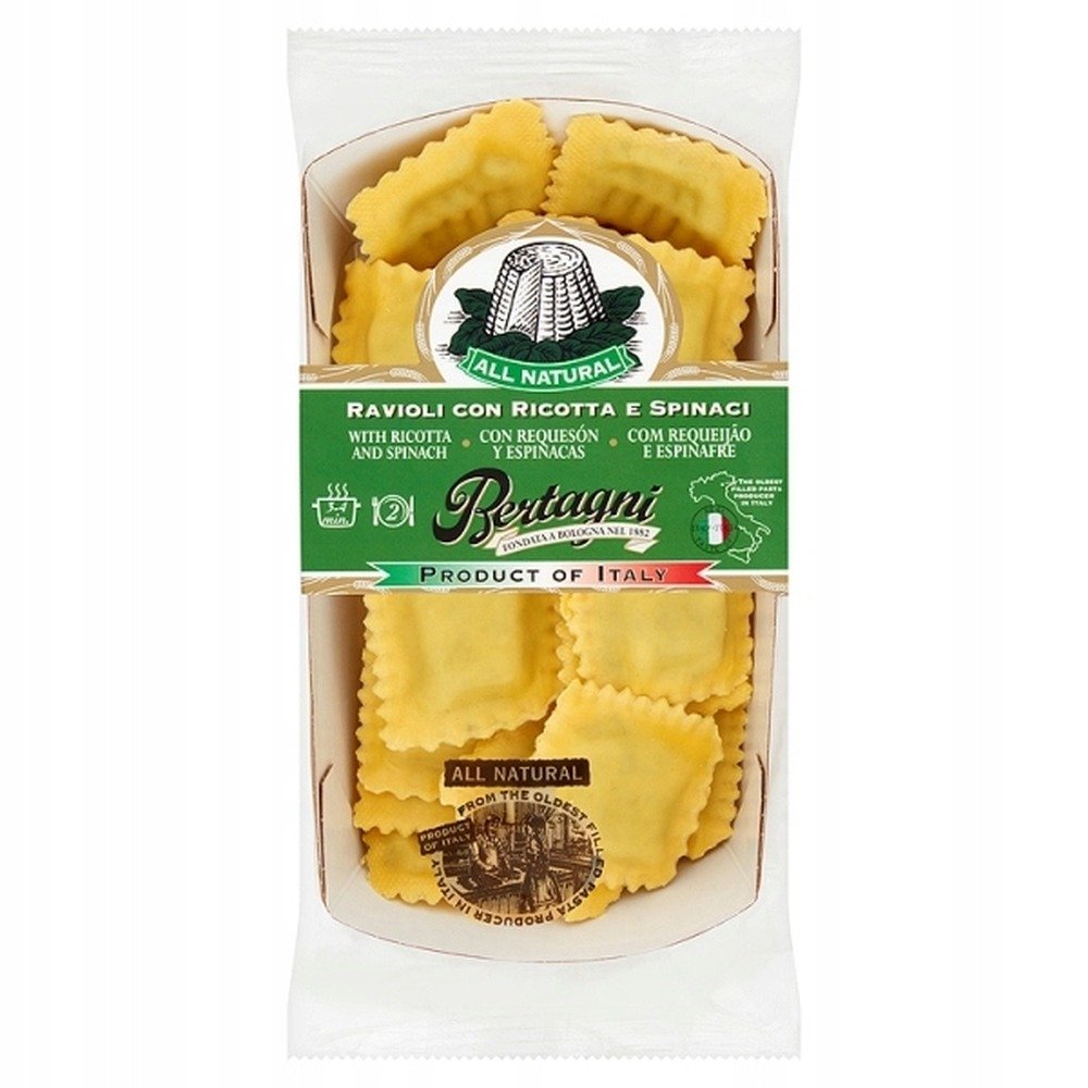 Makaron Ravioli z Ricottą i Szpinakiem świeży 250 g