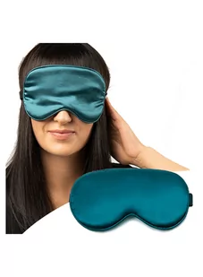 Jedwabna opaska maska do spania Waya Silk - dark green - Akcesoria turystyczne - miniaturka - grafika 3