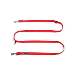 Smycz przepinana dla małego psa Joqu Classic Leash 250 cm czerwona - Smycze dla psów - miniaturka - grafika 1
